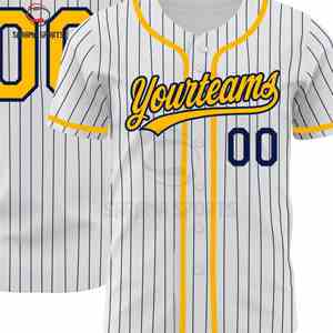 Maillot de baseball respirant personnalisé avec impression numérique par sublimation, design sur mesure, maillots de baseball bicolores - Product Image 3