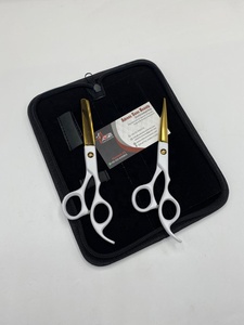 กรรไกรตัดผมสเตนเลสสตีลแบบมืออาชีพจากญี่ปุ่นอุปกรณ์ตัดผมแบบบางปรับได้ - Product Image 4