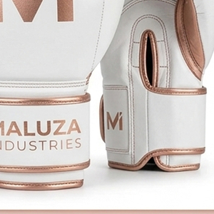 Gants de boxe professionnels MALUZA INDUSTRIES pour entraînement sur sac de frappe, kickboxing, sparring, en cuir anti-déchirure avec fermeture auto-agrippante sécurisée - Product Image 3