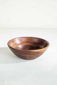 Bol de service en bois de luxe, fait main, poli, pour salade, pour la maison, les restaurants, les hôtels, les mariages, en provenance d'Inde. - Product Image 2