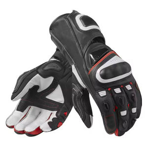 Guantes de Motocross Personalizados de Cinco Dedos, Respaldo Sublimado, Palma de Cuero Sintético, Acolchado de Espuma, Protección UV, Ligeros para Mayor Comodidad - Product Image 5