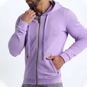 Conjunto Deportivo de Dos Piezas para Hombre, Estilo Moderno, Sudadera con Capucha, Cierre Completo con Cremallera, Cintura Elástica, Ropa Deportiva Informal para Otoño - Product Image 4