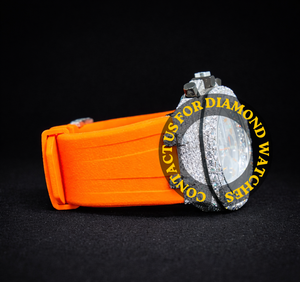 Top Rated VVS Moissanite Diamond Round <b>Case</b> Business & Fashion Sport Style Stainless Steel Hip Hop Luxury Quartz <b>Watch</b> Unisex - Product Image 4