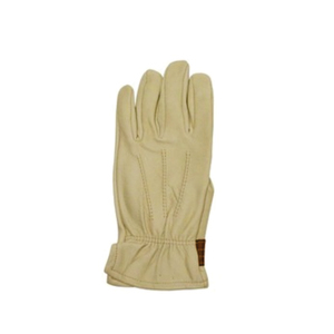 EN420 Certified Leather Driver Safety Gloves Elastic Wristlet Durable Abrasion Resistant <b>Fire</b> Proof Anti-Impact Level 1 10 Inch - Product Image 4