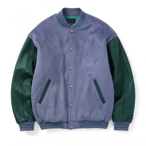 New High Quality Coated Varsity <b>Jacket</b> for <b>Men</b> Front Custom Logo Lightweight Winter Fashionable Outdoor Anti-Bacterial Design - Product Image 1