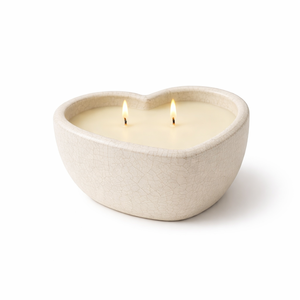 Vase à bougie en céramique de luxe, finition émaillée, mèche unique, longue durée de combustion, design bol lisse, décoration d'intérieur haut de gamme - Product Image 6