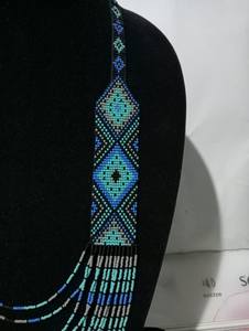 สร้อยคอสุดฮิต, สร้อยคอทำมือประดับลูกปัด, สร้อยคอประดับลูกปัด, เครื่องประดับยูเครน, สร้อยคอยาว, สร้อยคอยูเครนพร้อมต่างหู - Product Image 3