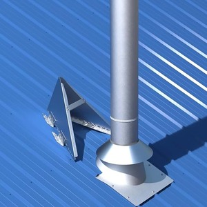 Snow Destroyer For Chimneys. USA Made. Universal Fit. Lifetime Protection for 6-10" Wood Stove Chimneys - Product Image 2