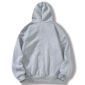 Sweat à capuche pour homme en molleton épais OEM avec poche kangourou et cordons de serrage, style Hip Hop, impression sérigraphique, 100% coton - Product Image 4