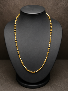 Wholesale Gold-Plated Brass Wheat Chain <b>Necklace</b> for Men and Women – Classic <b>Long</b> Unisex Fashion Jewellery - Product Image 3