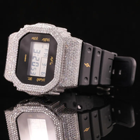 Reloj Unisex Starspire Jewels Premium VVS Moissanite con Incrustaciones de Diamantes, Cinta Plateada de Lujo, Tamaño Personalizable, Mecánico Analógico