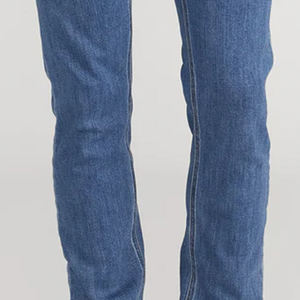 Jeans en denim extensible, tissu doux au toucher, pantalon décontracté élégant, finition délavée, tissu doux, jeans décontractés confortables pour hommes, design OEM - Product Image 3