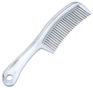 Cepillo para caballos de acero inoxidable, 116.3mm de largo, 26mm de ancho, peine de metal para el cuidado de animales, 2026 en venta - Product Image 4