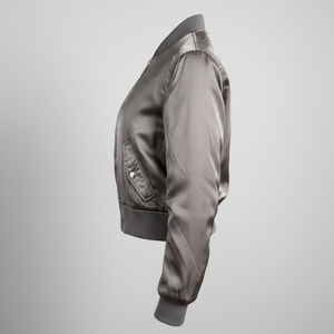 Blouson Bomber Homme Zippé de Haute Qualité avec Col Montant Personnalisé en Tissu Toile Épais Imprimé pour l'Hiver – Vente en Gros - Product Image 4