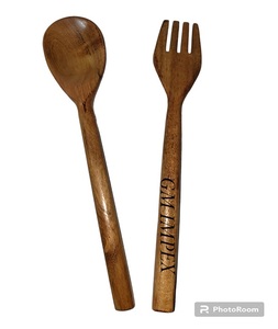 ช้อนไม้เป็นมิตรกับสิ่งแวดล้อมช้อนสำหรับใช้ในครัวช้อนน้ำผึ้งชาและน้ำผึ้งสลักโลโก้ได้ตามต้องการ - Product Image 6