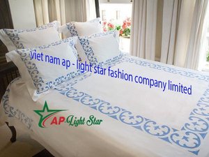 Ropa de cama bordada fresca de Vietnam, juego elegante y duradero, producto caliente - Product Image 2