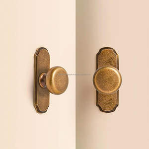 Elegant Style Brass <b>Knobs</b> Designed For Wooden Cabinets <b>Furniture</b> Sophisticated Decor Themes - Product Image 2
