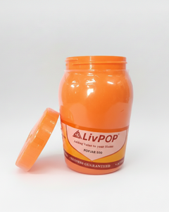 Pot de stockage cylindrique en PP vierge de 500 ml, qualité alimentaire, robuste, anti-fuite, avec bouchon à vis, vente en gros, LIVIA POLYMER PRODUCTS, fabriqué au Tamil Nadu - Product Image 2