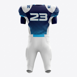 Uniformes de Fútbol Americano Personalizados con Logotipo a Color, Tallas Grandes para Adultos, 100% Poliéster, Transpirables, Impermeables, de Secado Rápido, Sublimados - Product Image 2