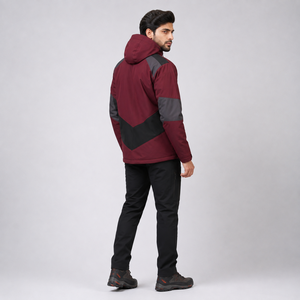 Veste imperméable coupe-vent pour homme, légère et respirante, idéale pour la randonnée en montagne et les activités de plein air. - Product Image 4