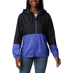 เสื้อแจ็คเก็ตกันลมสำหรับผู้หญิง มีฮู้ด ซิปครึ่งตัว ดีไซน์แบบวาร์ซิตี้ ระบายอากาศได้ดี พร้อมลายปัก - Product Image 4