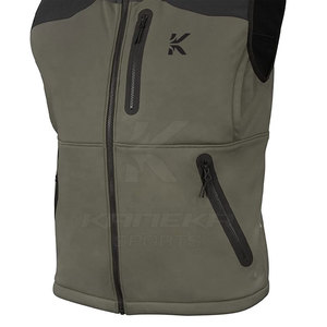 Chaleco Softshell Personalizado, Estilo Casual de Invierno, Ecológico, Transpirable, Tejido Resistente, Cierre Frontal Completo - Product Image 4