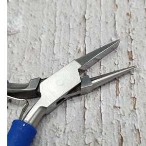Pince à bec plat pour bijoux, outil de façonnage du fil en acier allié - Product Image 5