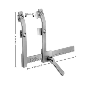 PISSCO Surgical Sternum Retractor Chest Surgery Retractor System Sternal Retractor Surgical <b>Instruments</b> Cardiothoracic Retractor - Product Image 1