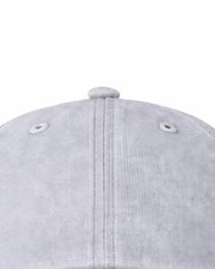 Casquette de baseball en coton gris clair, unie, réglable, unisexe, décontractée, respirante, confortable, avec logo, qualité supérieure - Product Image 5