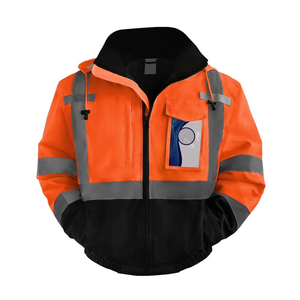 Style Custom Logo And Size Workwear Comfortable Working Safety <b>Jacket</b> For Men's High Visibility Reflective Breathable Heavy Duty - Product Image 1