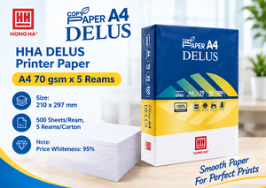 HONGHA Delus <b>Printer</b> <b>Paper</b> A4 70 Size : 210x297 mm Whiteness: 95% 70 gsm - Product Image 5