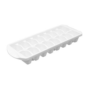 Lot de 2 grands bacs à glaçons empilables, 16 glaçons chacun, démoulage facile, sans BPA, blanc, lot de 4 - Product Image 2