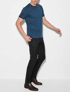 Camisetas de Manga Corta para Hombre, Nuevo Diseño, Tela Transpirable de Algodón y Poliéster, Venta al Por Mayor, Cuello Redondo Beige Clásico, Servicios OEM - Product Image 6