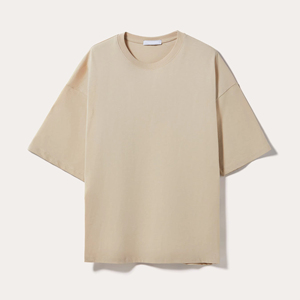 T-shirt Homme Coupe Boxy Personnalisable avec Logo, Coton Épais, Col Rond, Oversize, Streetwear, Imprimé, Épaules Tombantes - Product Image 1
