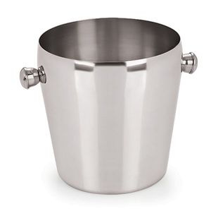 Copper Ice Bucket With Bottle And Tongs Vintage Metal Beverage <b>Cooler</b> For Party Use Rust Resistant Round Design Ice Bucket - Product Image 2