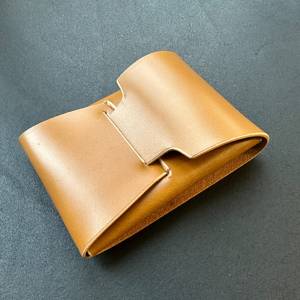 Durable Full Grain Leather Stitchless <b>Wallet</b> Long Lasting Seamless Design Minimalist Slim Card Holder Case LSSW-0026 - Product Image 2