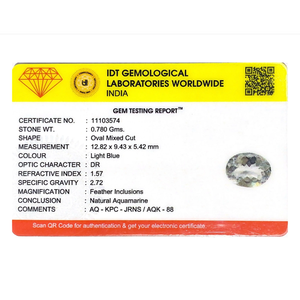 Premium 3.9 Carat Natural Emerald Cut Aquamarine Loose Gemstone for Fine Jewelry - Product Image 4