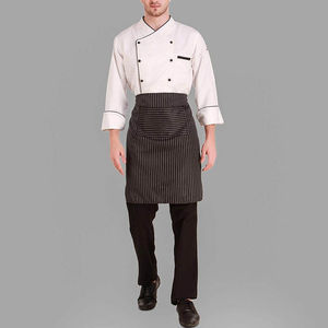 Uniformes de Hotel de Invierno al por Mayor, Uniformes de Hotel de Invierno Personalizados, Chaqueta de Chef Negra de Manga Larga, Unisex, Profesional - Product Image 1