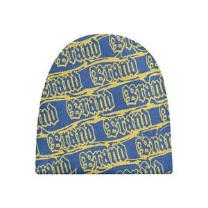 Gorros de invierno personalizados Unisex para adultos Acrílico Jacquard Ajustable Transpirable Impermeable Uso diario Beanie Cap - Product Image 3