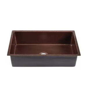 Évier en cuivre antique de forme irrégulière, style traditionnel, couleur personnalisable, logo, lavabo de salle de bain, best-seller pour hôtels et villas, PEETAL - Product Image 2