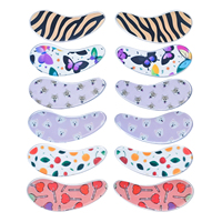 En gros, Pads de rehaussement de cils en gel de silicone pour cils inférieurs, autocollants transparents personnalisables, véganes, sans odeur, paire de patchs sous les yeux