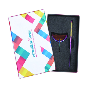 Espejo Profesional para Pestañas Color Arcoíris con Estuche, Diseño Especial para Artistas de Pestañas, Propietarios de Salones, Estudiantes y Uso Individual - Product Image 2