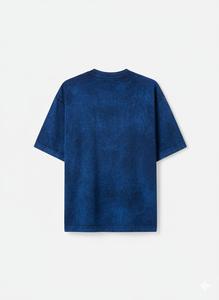 T-shirt décontracté à manches courtes et col rond pour homme, en coton uni, noir délavé, style vintage - Product Image 3