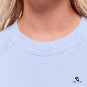 Sudadera con Logotipo Personalizado para Mujer, Talla Grande, Algodón, Manga Larga, Cuello Redondo, Estilo Casual, Moda Urbana, Top 2026 - Product Image 6