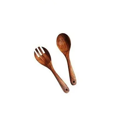 Real mango Wooden Cutlery Fork Spoon Knife Wooden Wok Spatula Kitchen Accessories Cooking and for sale