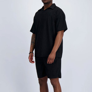 เสื้อเชิ้ตผู้ชาย LEDBURY INTERNATIONAL รุ่นซัมเมอร์ 2026 ทรงโอเวอร์ไซส์ ผ้าเทอร์รี่ โพลีเอสเตอร์/คอตตอน แห้งเร็ว สีพื้น  รับสั่งทำสีและโลโก้ - Product Image 3