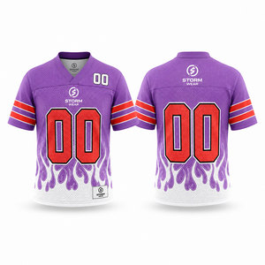 เสื้อเจอร์ซีย์ตาข่ายแบบยูนิเซ็กซ์สั่งทำพิเศษ ดีไซน์สายรัดแบบซับลิเมชั่น เสื้อเจอร์ซีย์คอวี แขนสั้น ระบายเหงื่อได้ดี สำหรับฝึกซ้อมฟุตบอล - Product Image 3