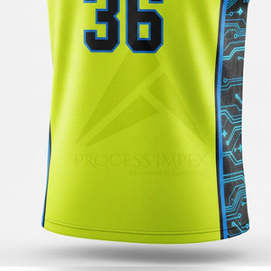 Maillot de basket-ball professionnel, design personnalisé, tissu en mesh, uniforme sportif respirant, séchage rapide, vêtements d'équipe - Product Image 4