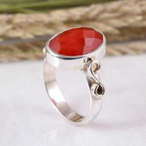 SHYAM JEWELRY 925 Sterling <b>Silver</b> Rainbow Moonstone Oval Shape Boho Handmade Matte <b>Adjustable</b> Bezel Set Unisex Wedding <b>Ring</b> - Product Image 4