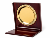 Plaques de récompense en bois faites à la main, boîte de présentation de médailles, trophée en bois massif de qualité supérieure, gravure laser, récompenses d'entreprise rouges, sports